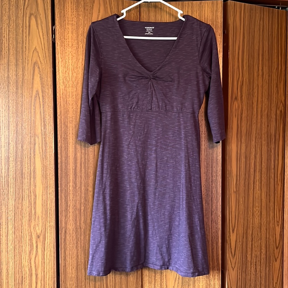 Toad & Co purple dress | size Medium